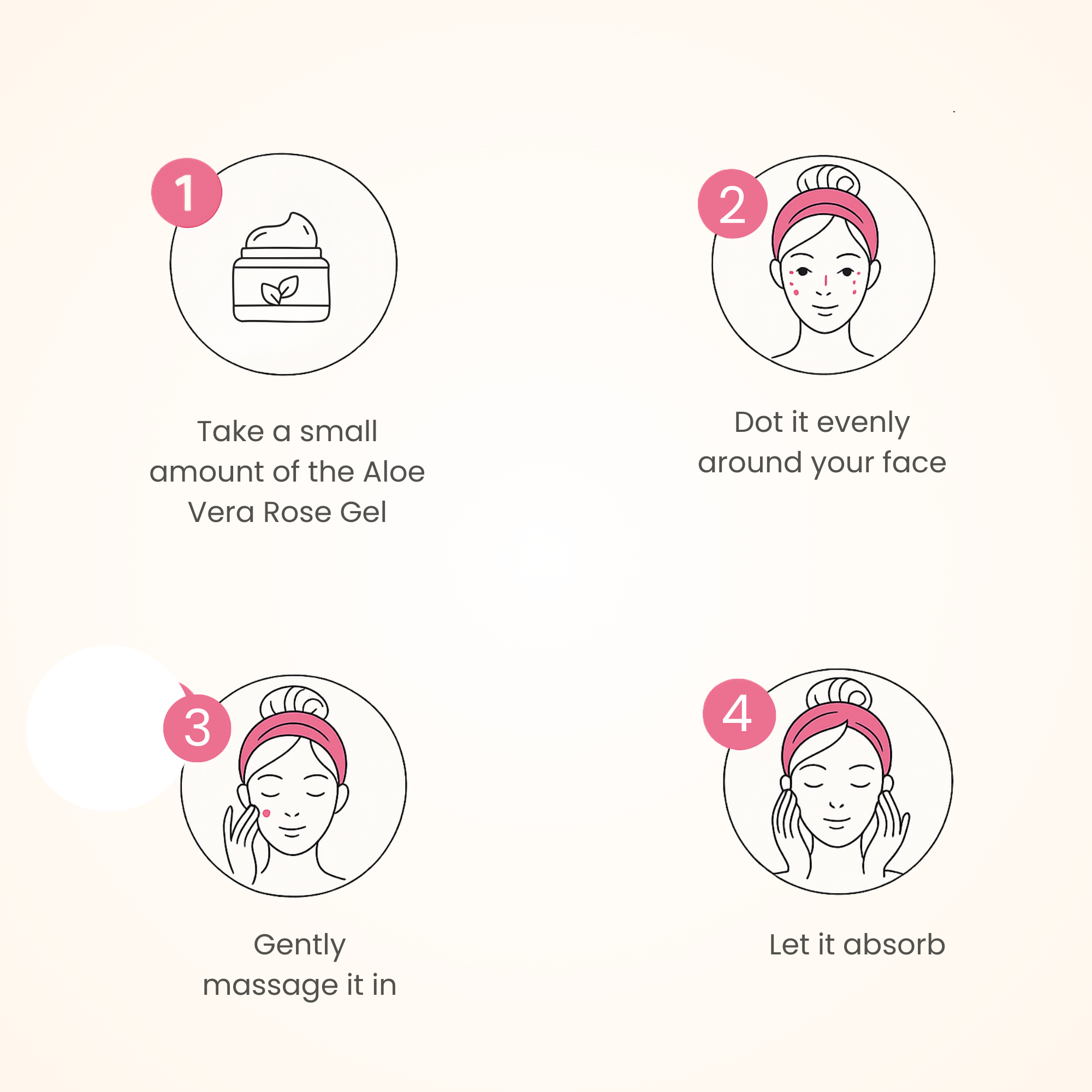 Aloe Vera Rose Gel | 100g | Soothing & Hydrating Face Gel with Aloe Vera & Rose Extracts