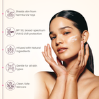 Day Cream SPF 50 with Mulberry, Rose & Green Tea | Brightening & Anti-Ageing Face Moisturizer