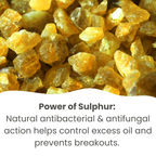 Sabu Dravyam Sulphur Soap – Ayurvedic Anti-Acne, Anti-Bacterial & Anti-Fungal Herbal Bath Soap 70g