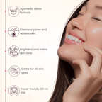 Detoxifying Face Wash | 100 ml | Beet Root Extract, Neem & Aloe Vera