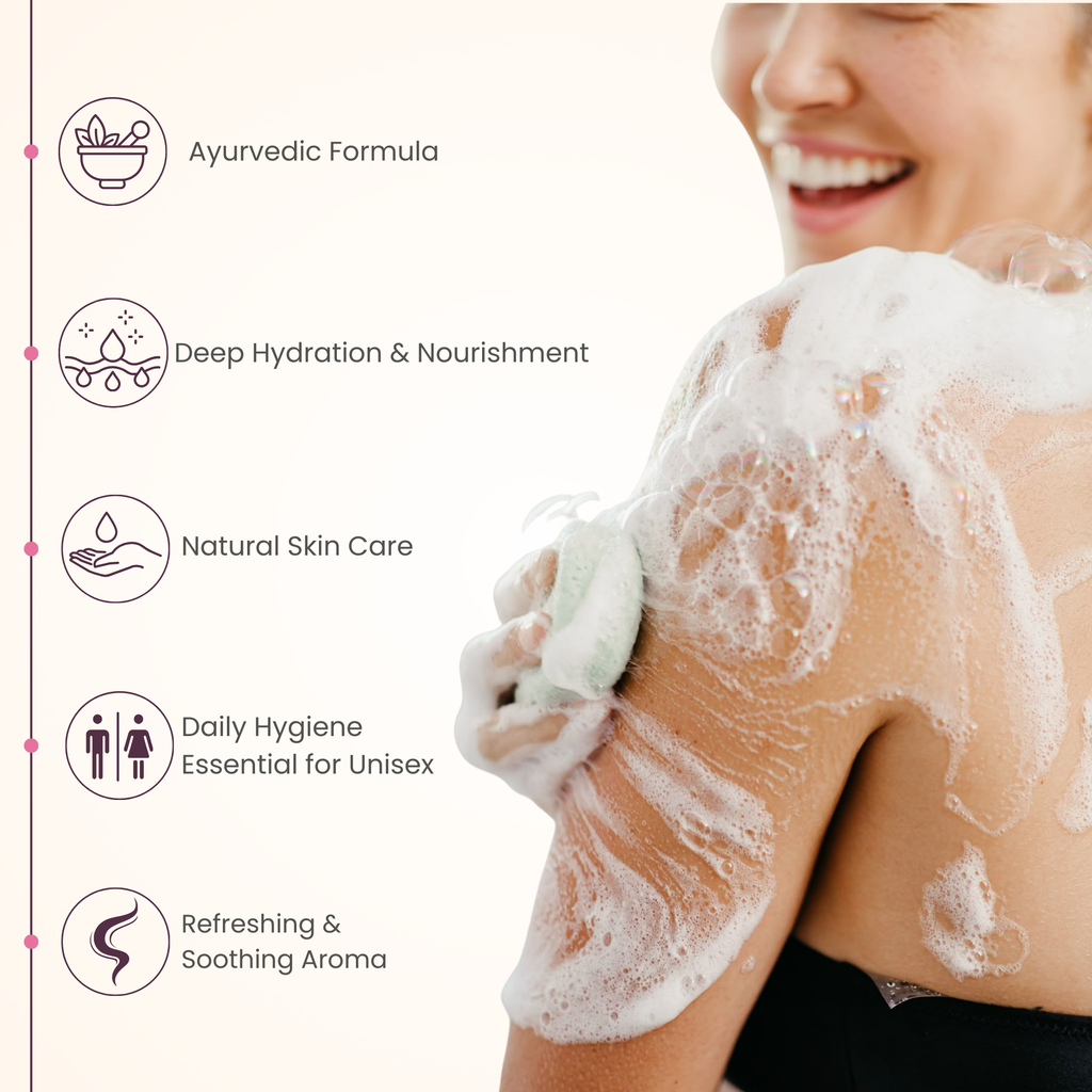 Body Wash with Cucumber, Amla & Aloe Vera | Herbal Natural Body Cleanser for Men & Women 300ml